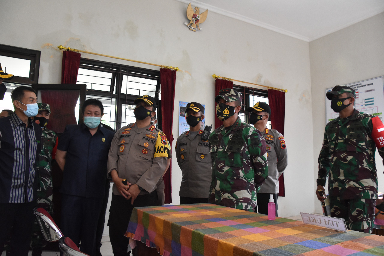 Pangdam Dan Kapolda Langsung Terjun Ke Lapangan, Untuk  Cek Posko PPKM Mikro  